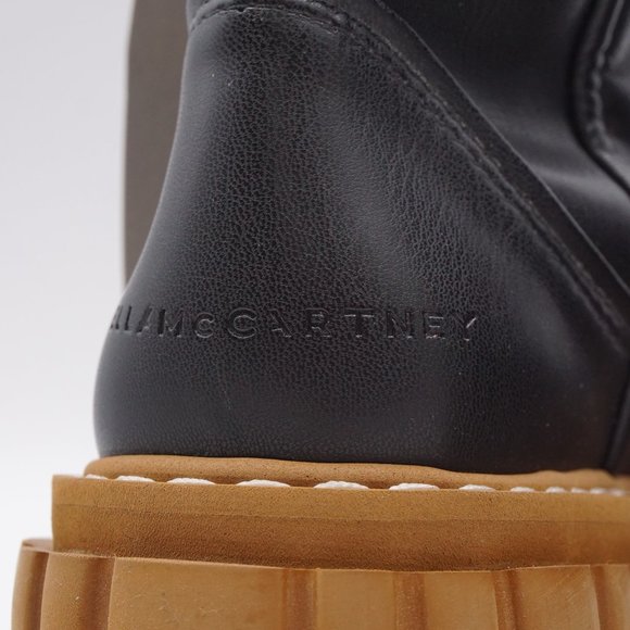 New in Box Stella McCartney Emilie Boots in Black Nappa Leather - Picture 10 of 16